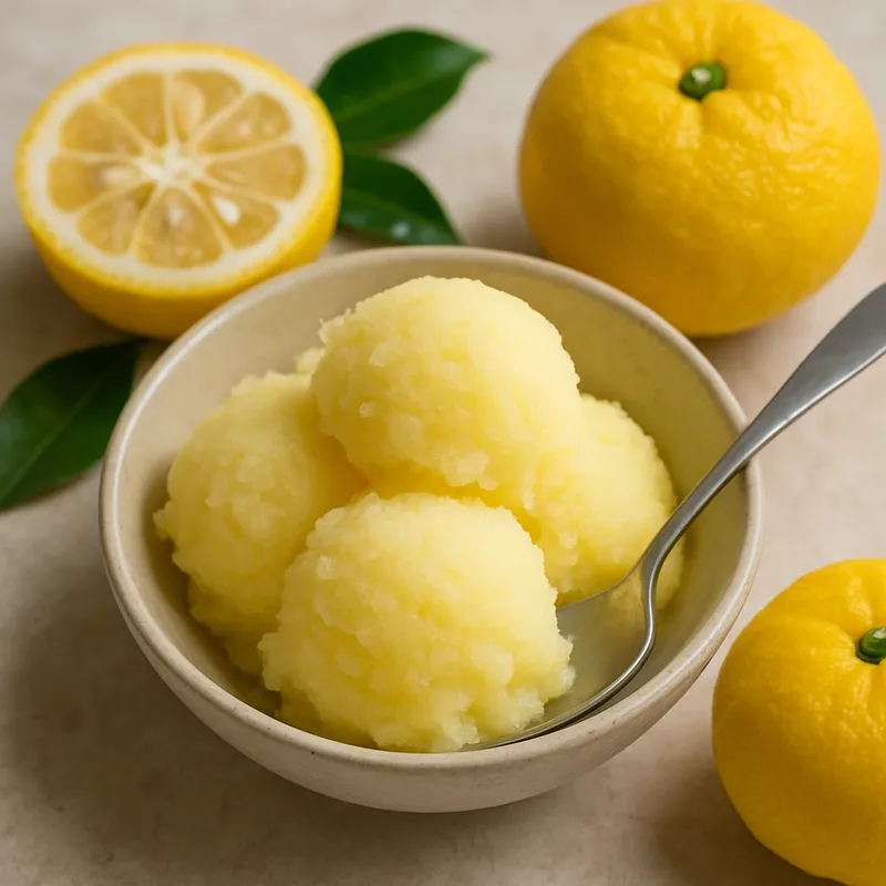 Yuzu-Sorbet