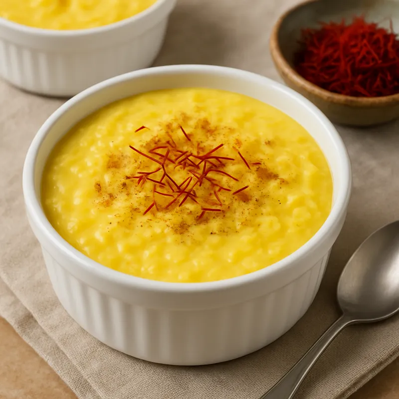 Zerde Safran-Reispudding